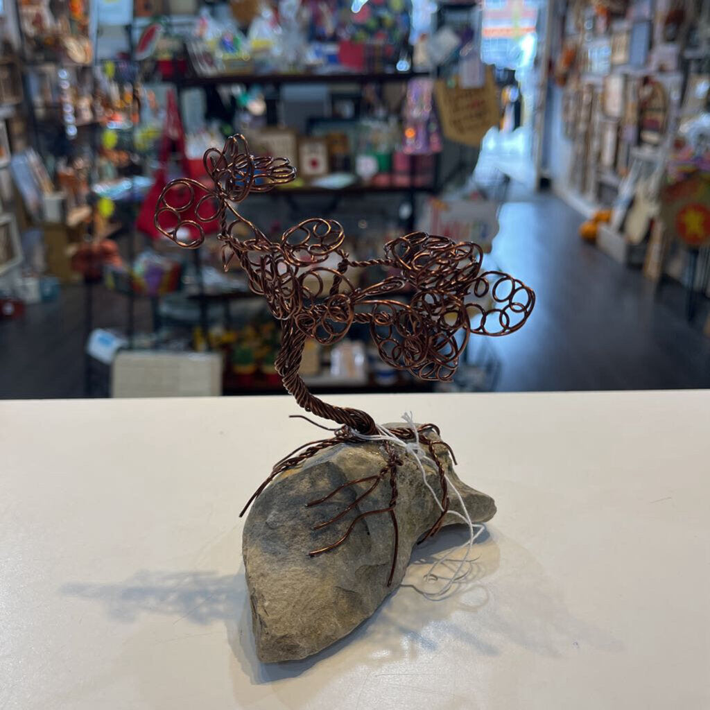 Wire Tree Small Brown Fruit
