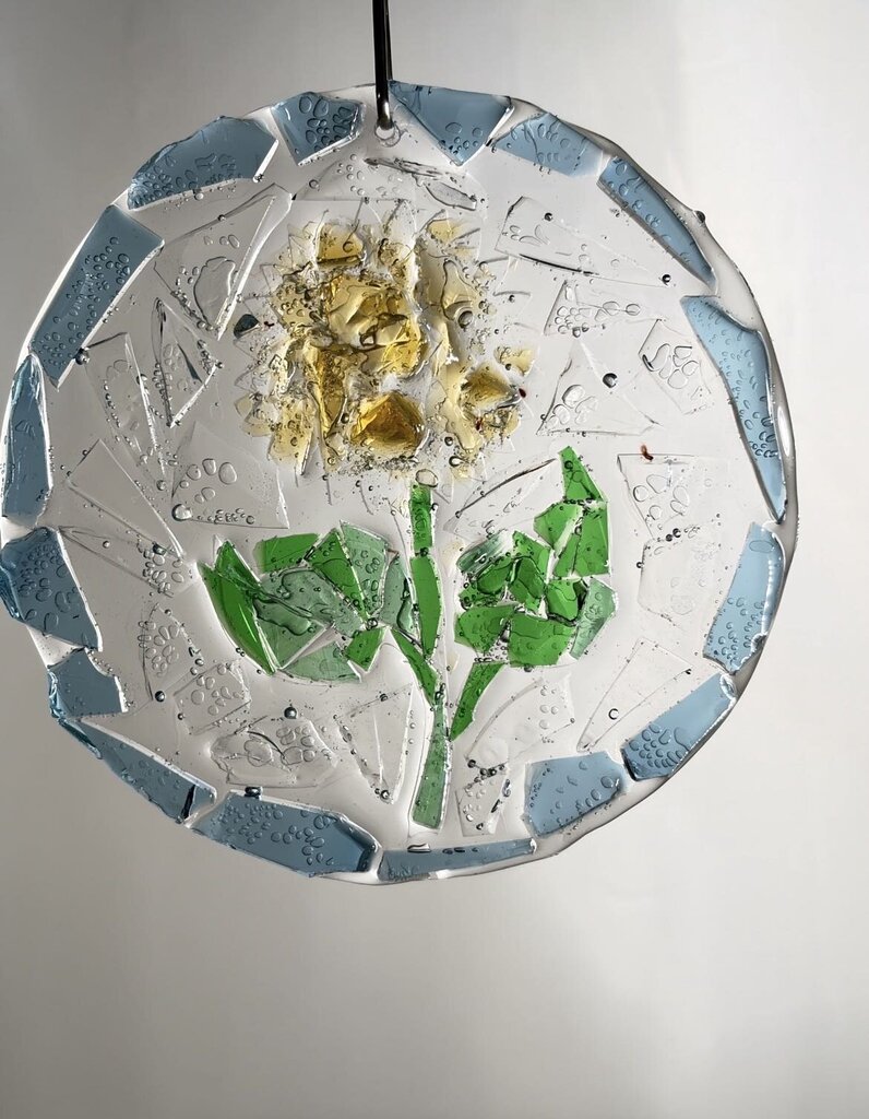 Dandelion round Suncatcher
