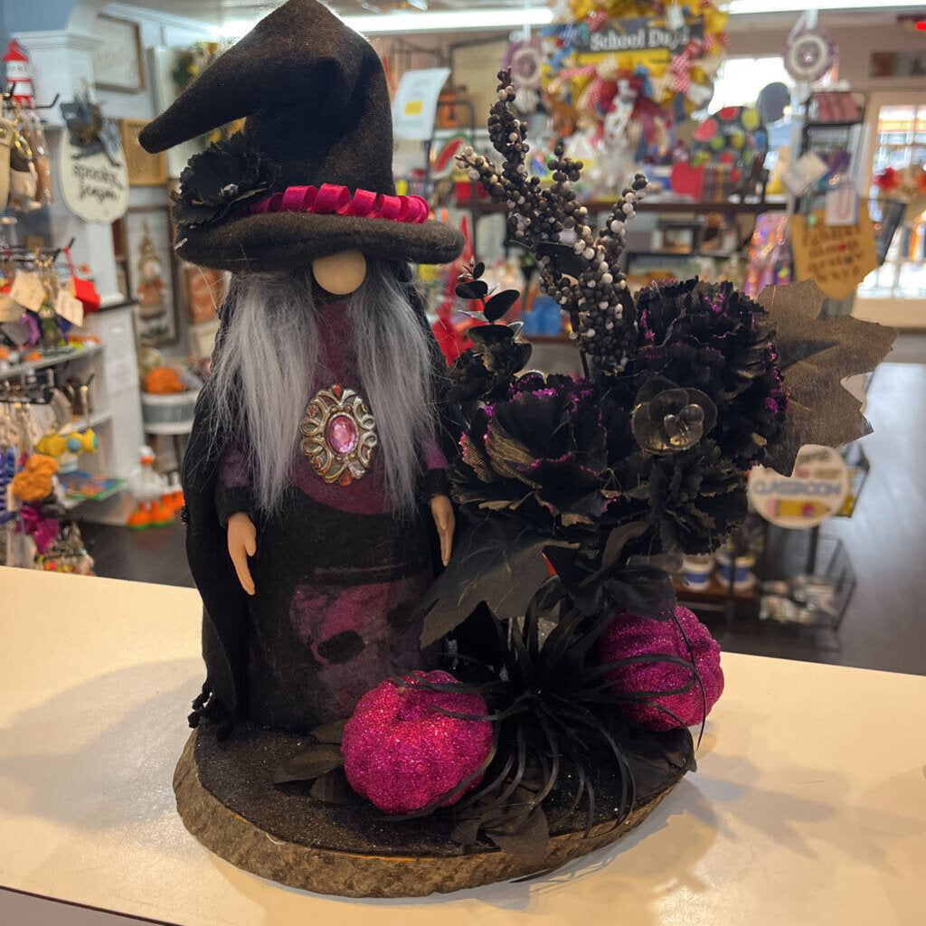 Witch black/purple w/base
