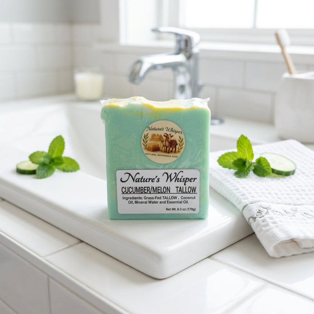 Bar Soap Cucumber/Melon Tallow