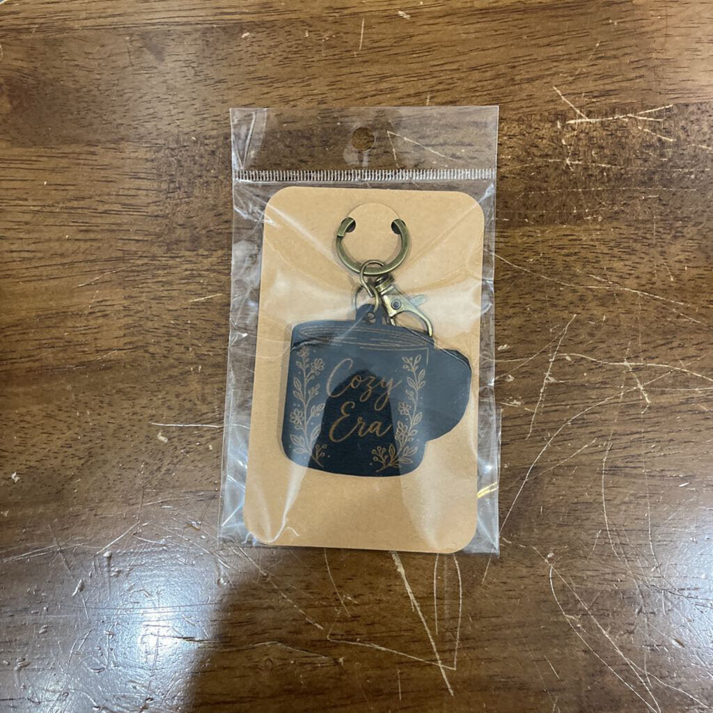 Black Cozy Era (wood keychain)