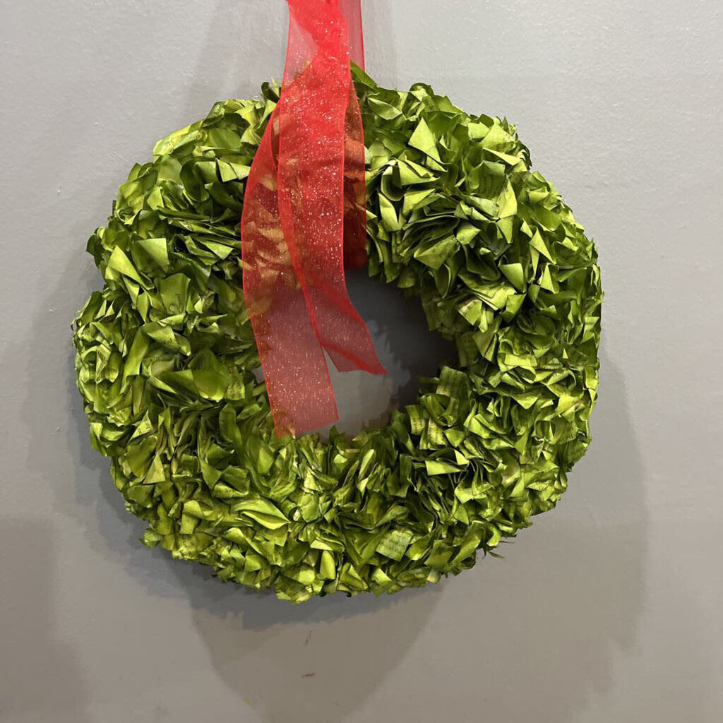 Book Page 13" Wreath