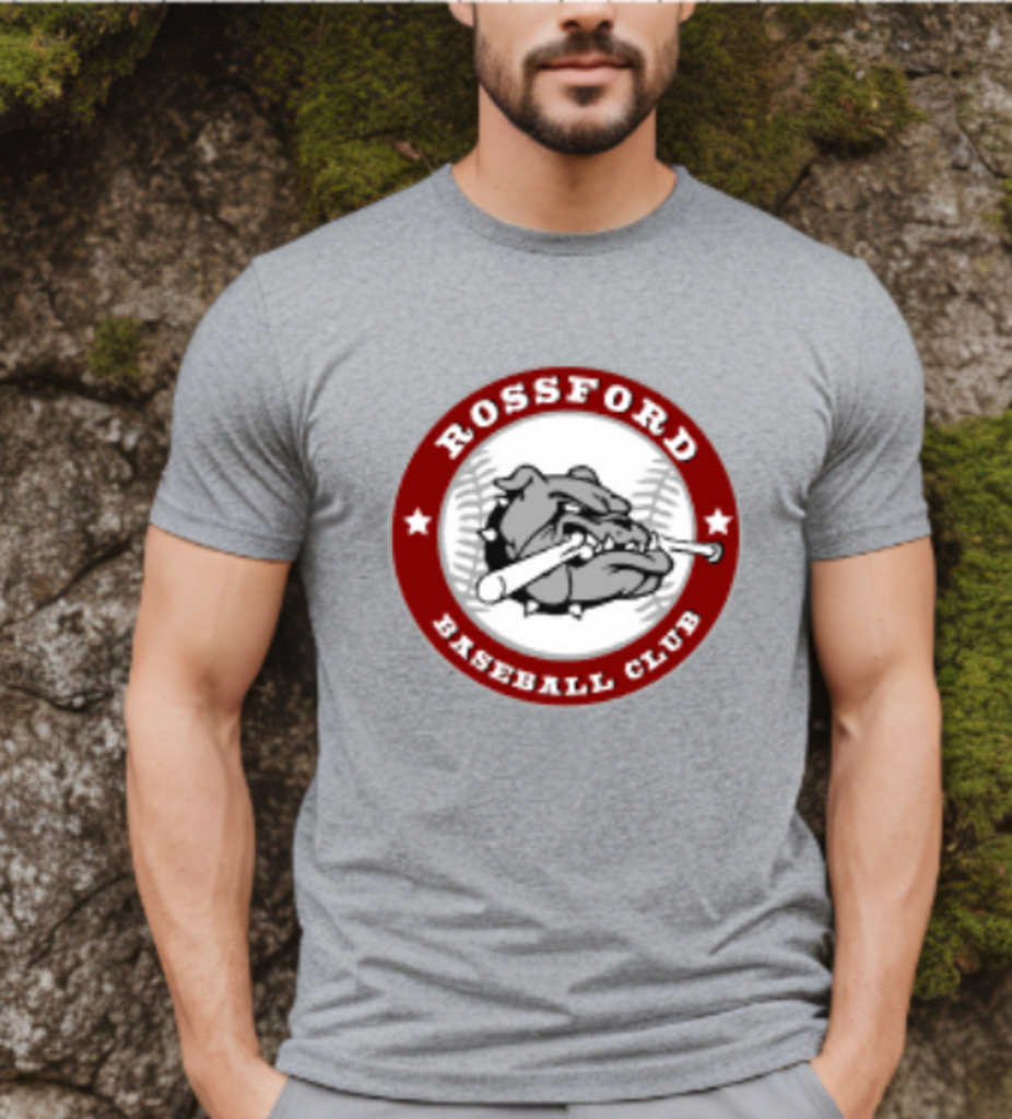 Adult Unisex Gray Logo T-shirt