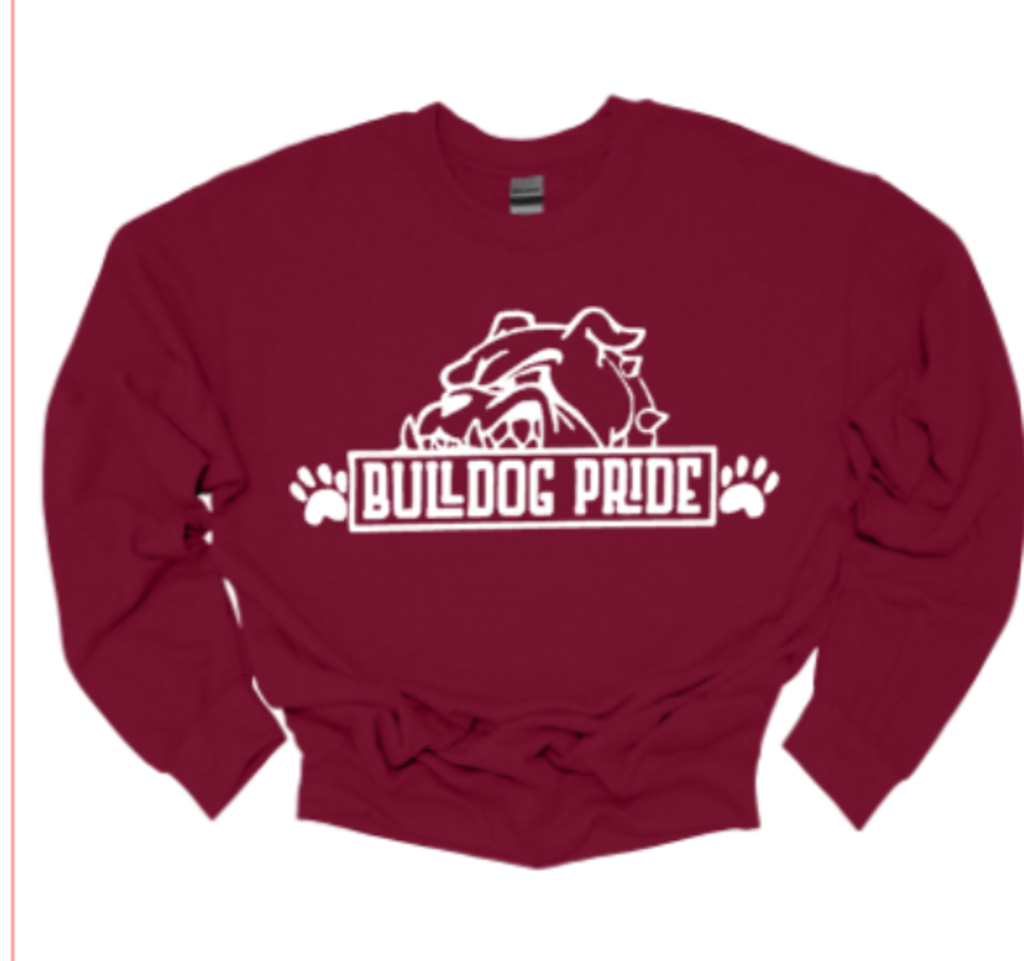 Adult Unisex Bulldog Pride Sweatshirt