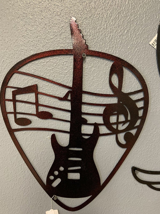 Guitar Pick W/Notes