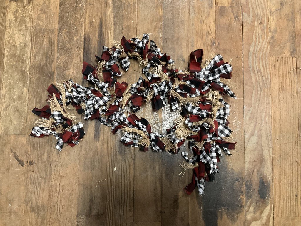 Multi Buffalo Plaid Garland