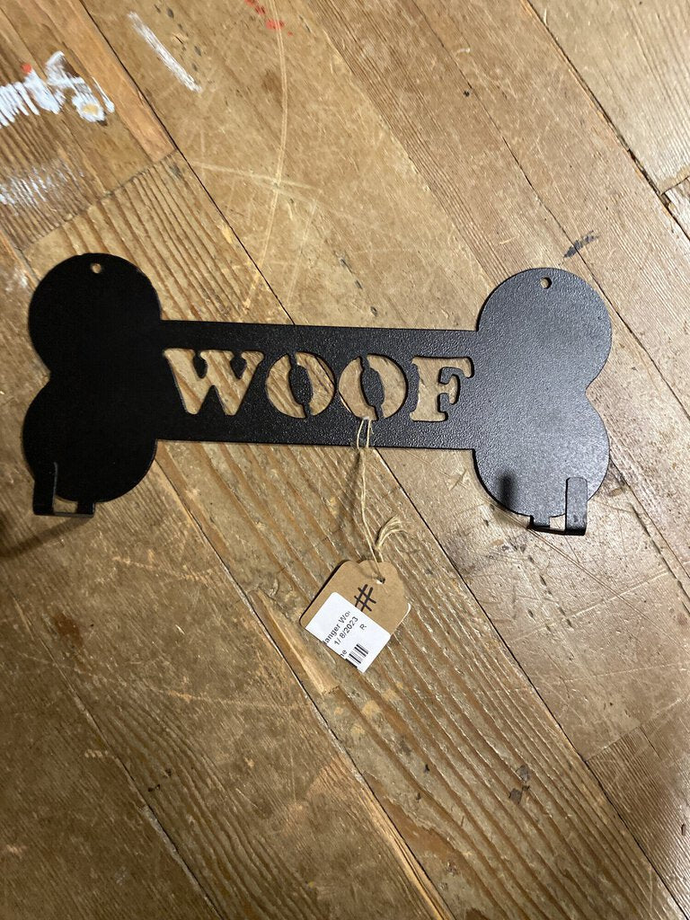Dog Leash Hanger Woof