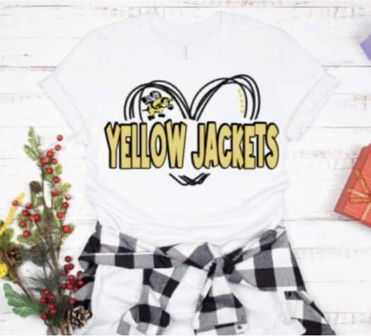 YJ Heart Adult T-shirt