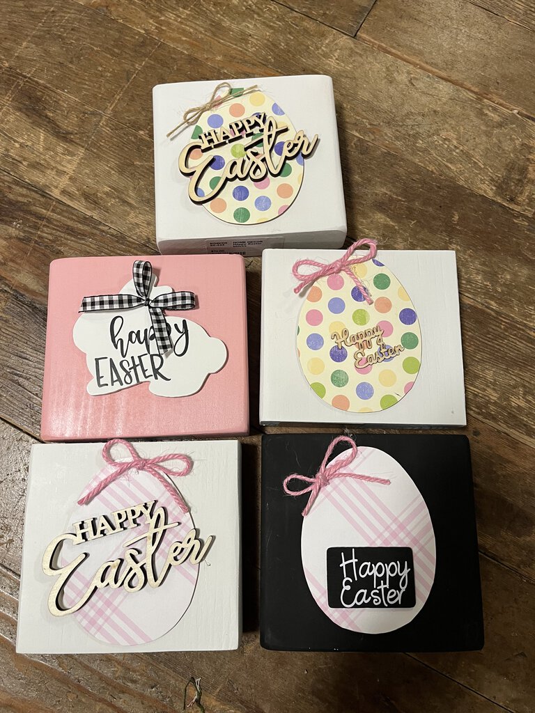 Happy Easter blocks