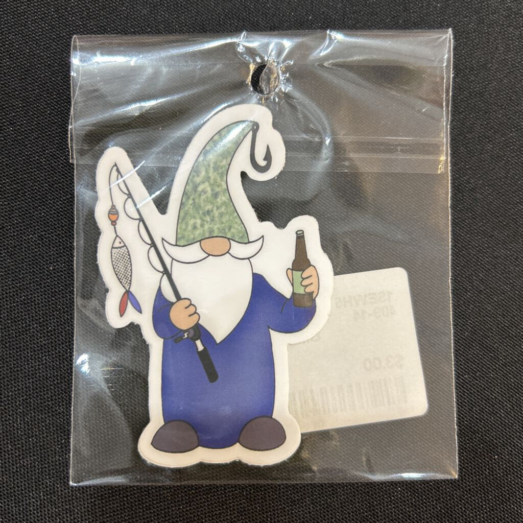 Fishing Gnome Sticker
