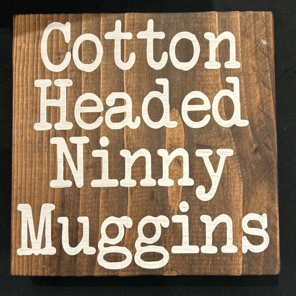 Cotton Headed 10" Wood Block