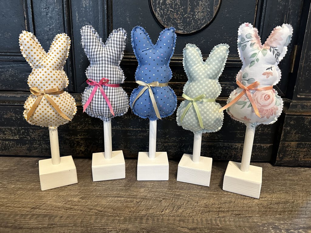 #43 Standing Fabric Bunny