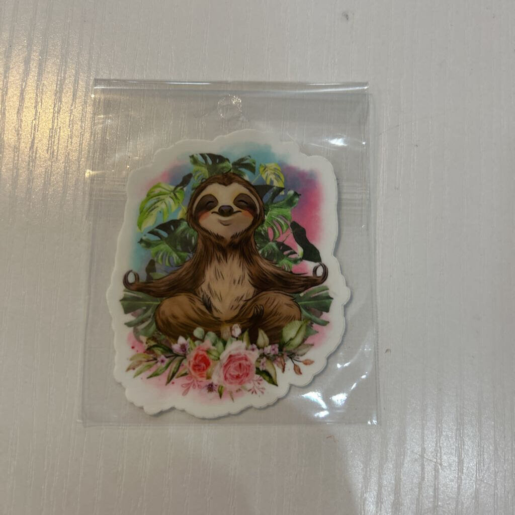 Tie Dye Sloth Sticker
