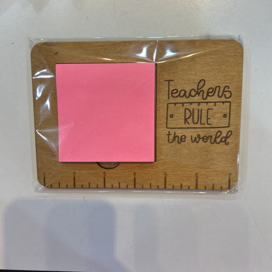 Post It Holder - Teachers Rule