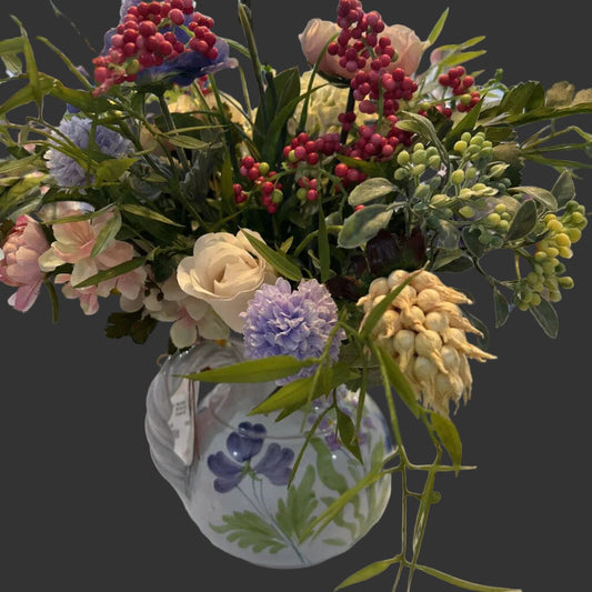 Multi Glass Pot Floral Arrangement