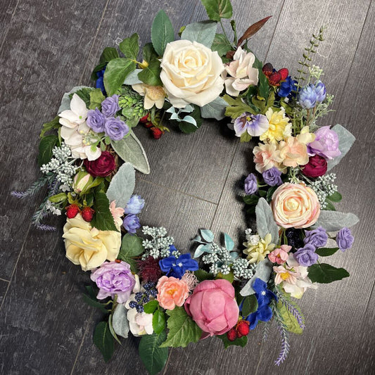 Strawberry/ Flower Wreath