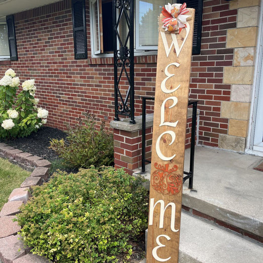 Pumpkin Rust Welcome 6ft