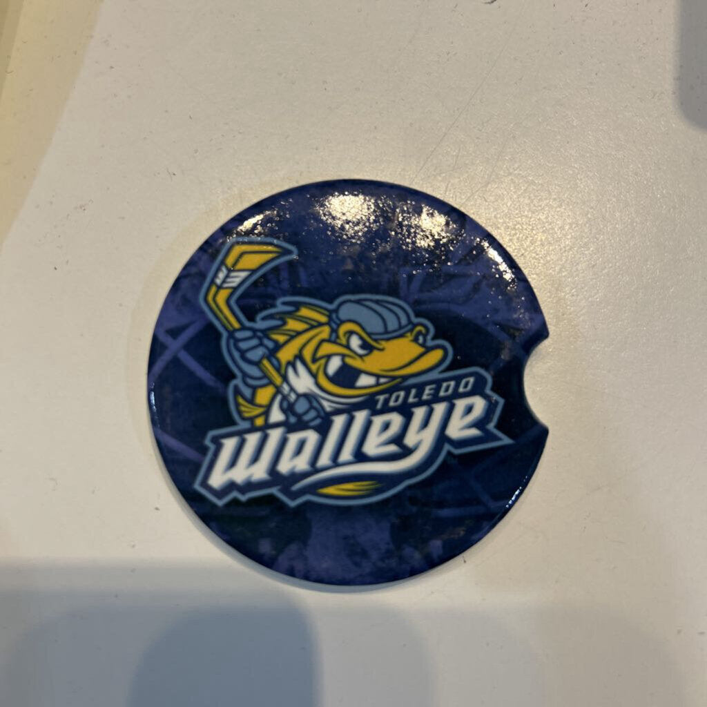 Walleye Blue Car Coaster