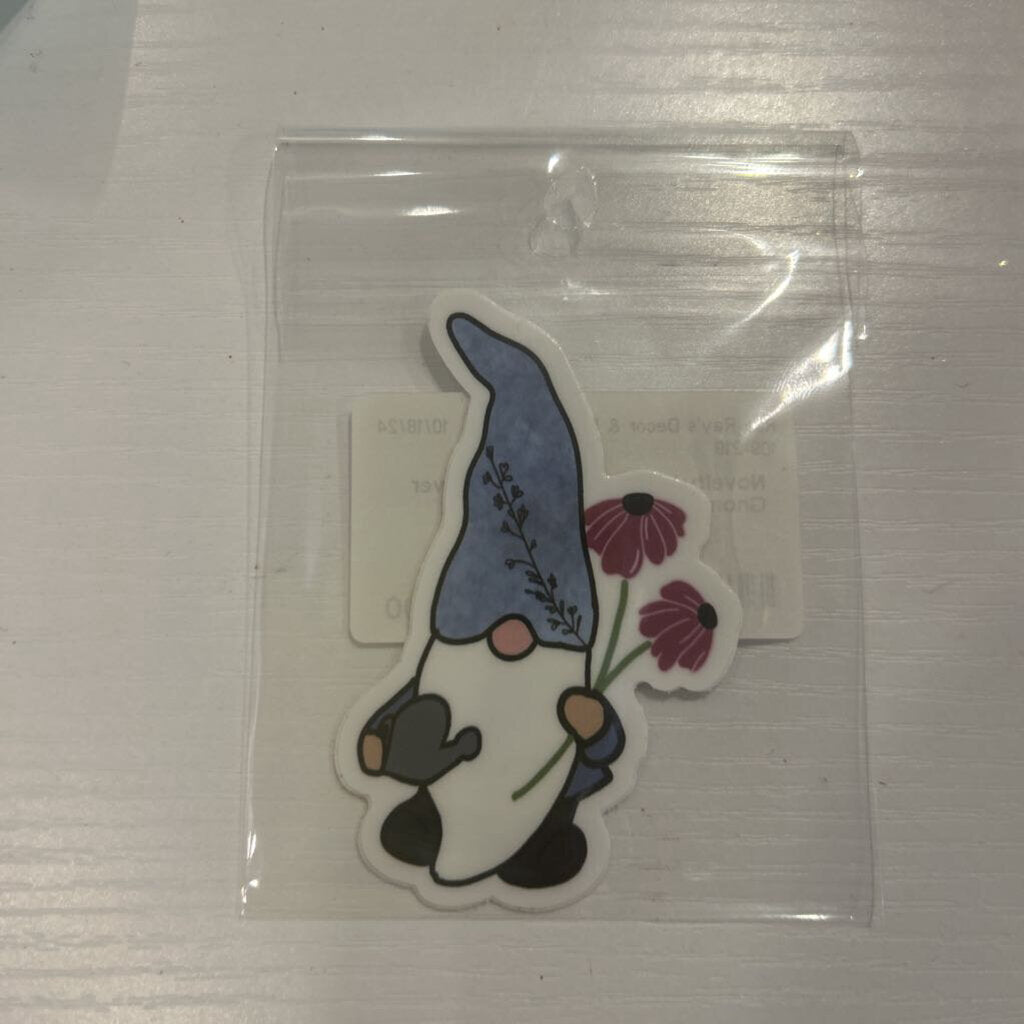 Flower Gnome Sticker