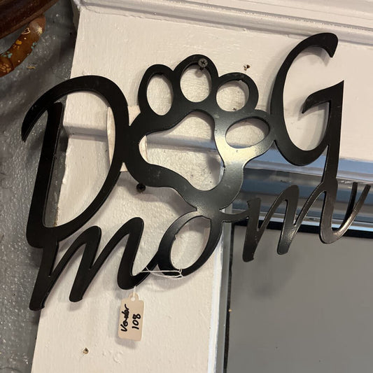 Metal Art Dog Mom