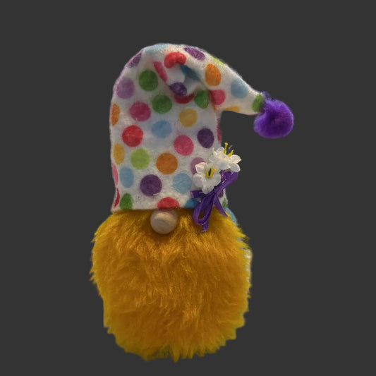 Gnome Turq Dotted Hat
