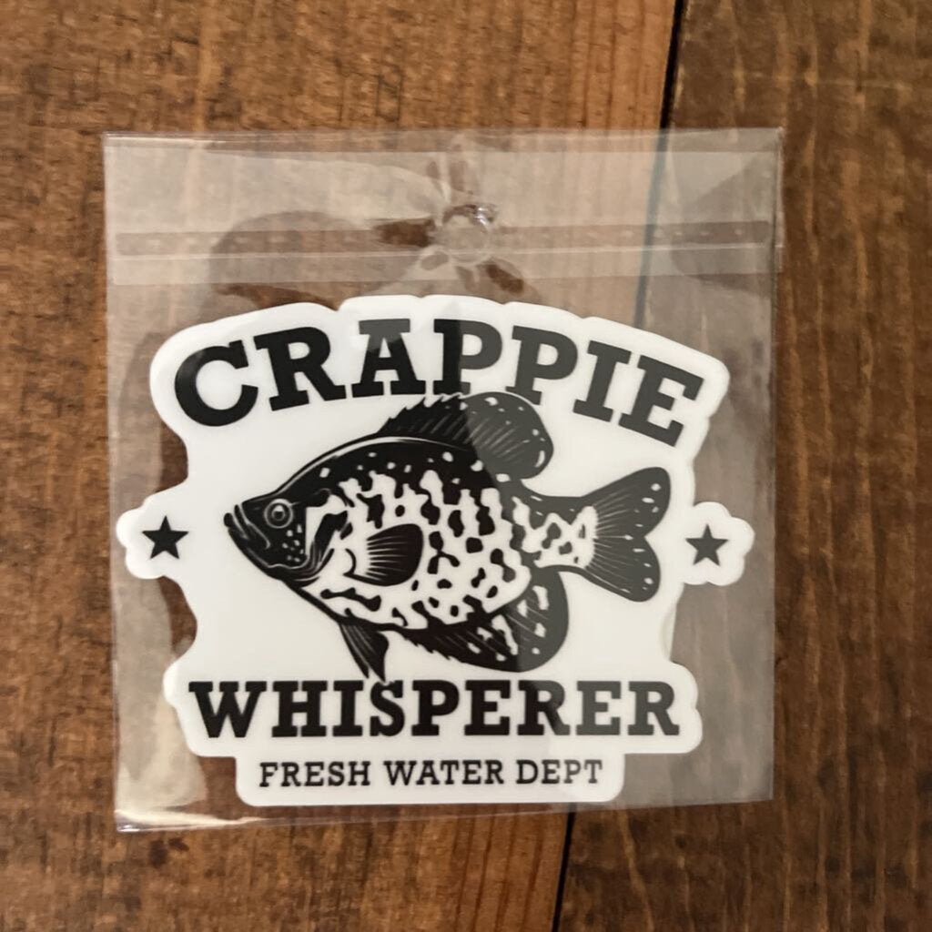 Crappie Whisperer Sticker