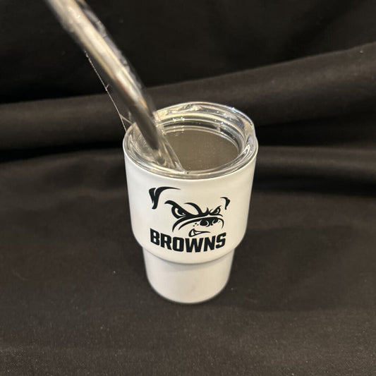 Clev Browns ShotGlass Tumbler 3oz