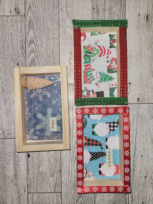 Mini Christmas Shadow Boxes
