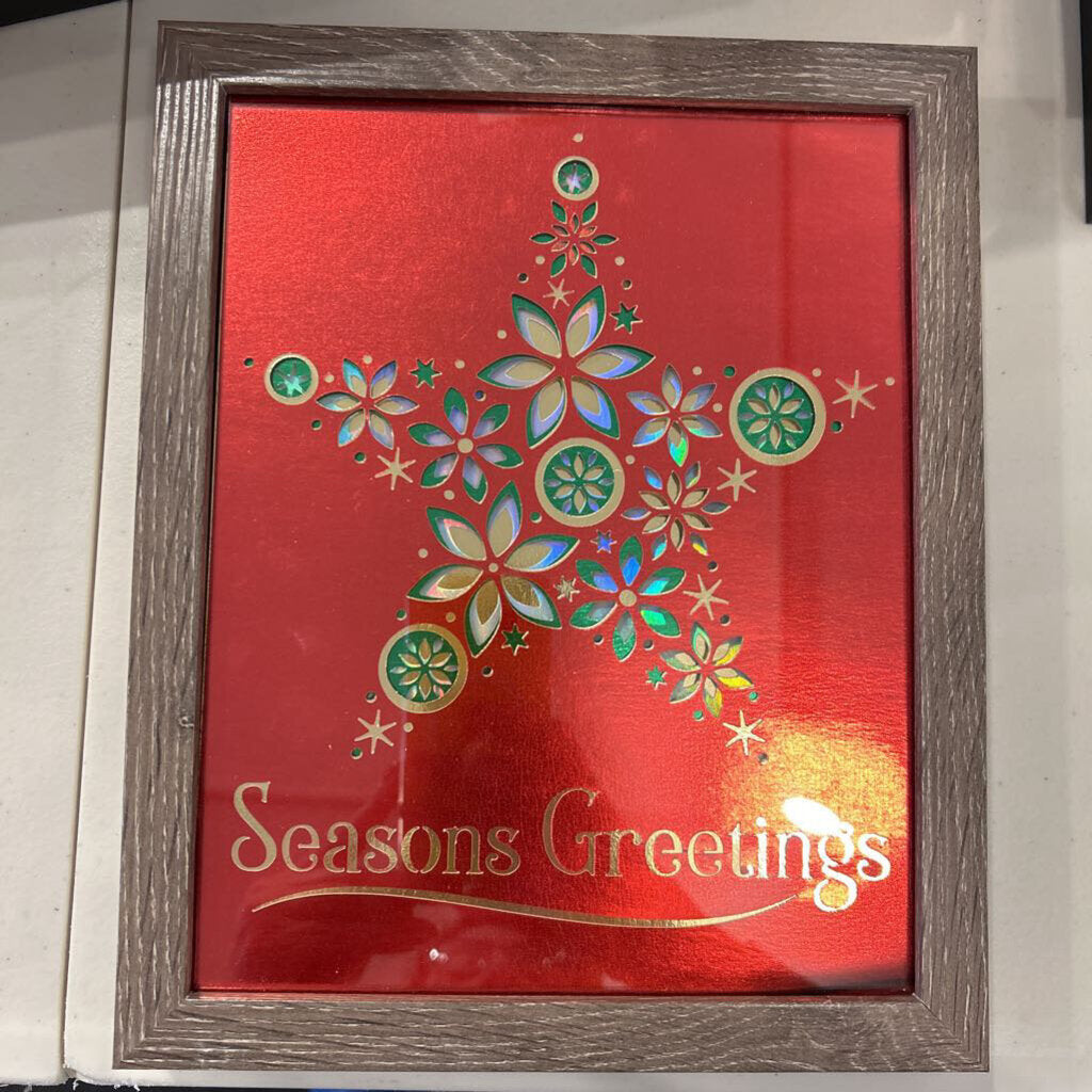 Seasons Greetings 8x10 Br