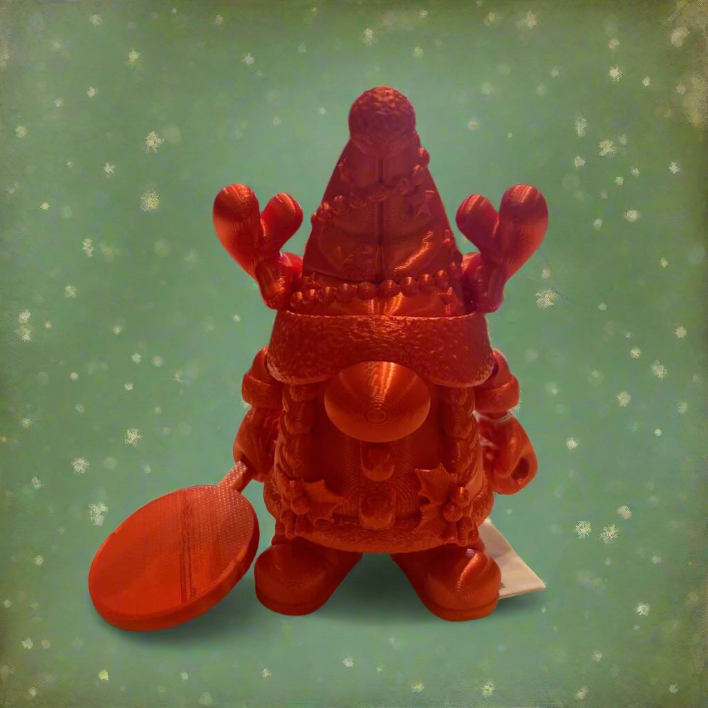 Christmas Gnome - Girl Red Lollipop