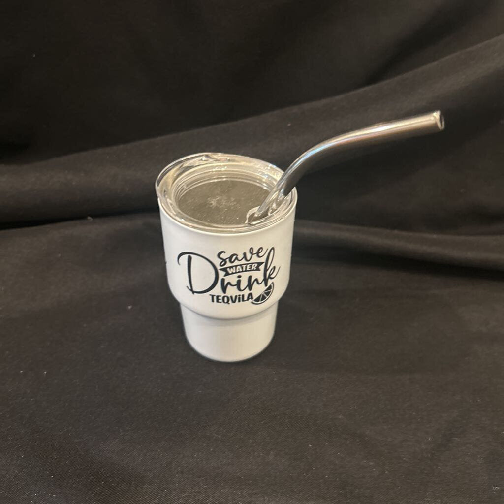 Tequila Collage Mini 3oz Tumbler