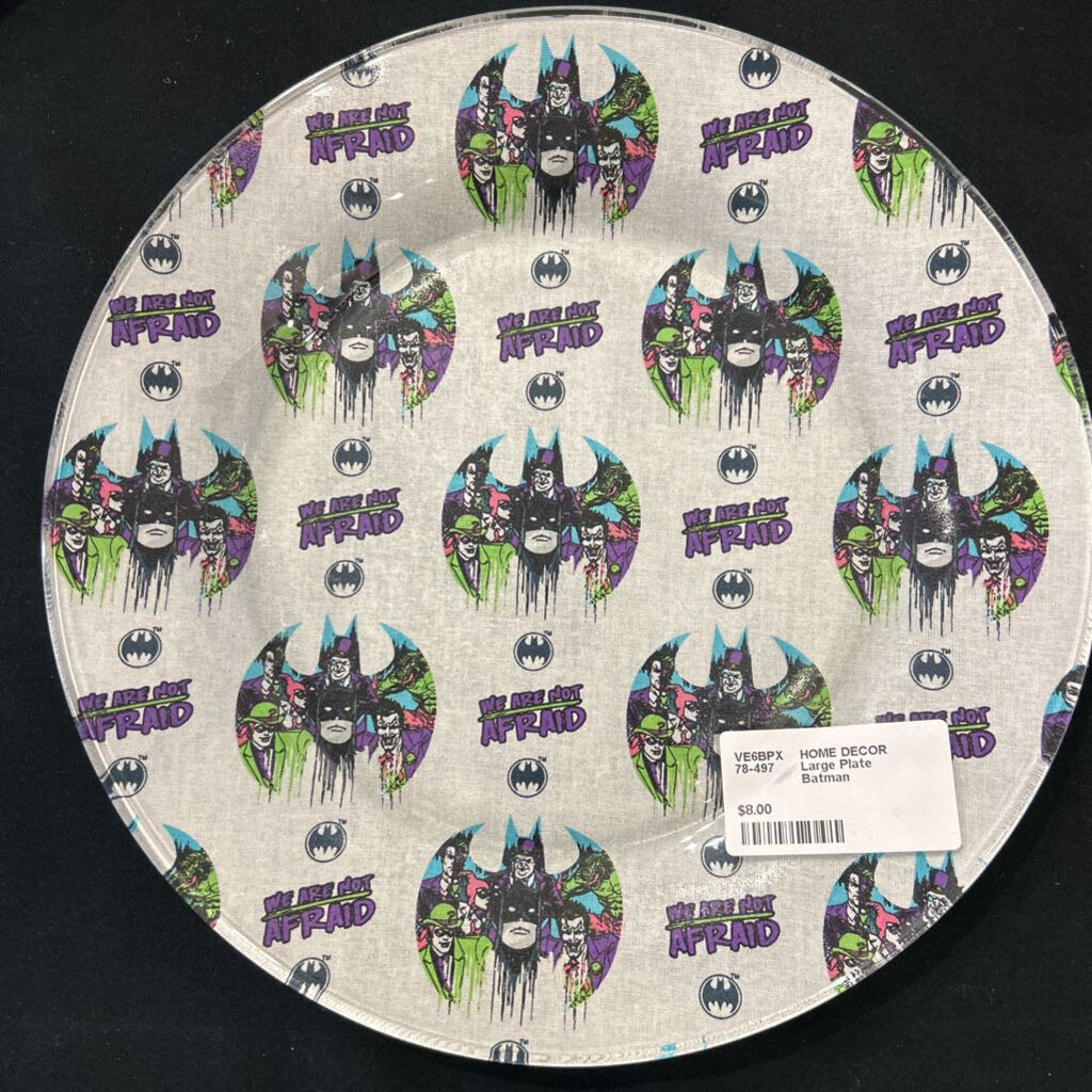 Large Plate Batman