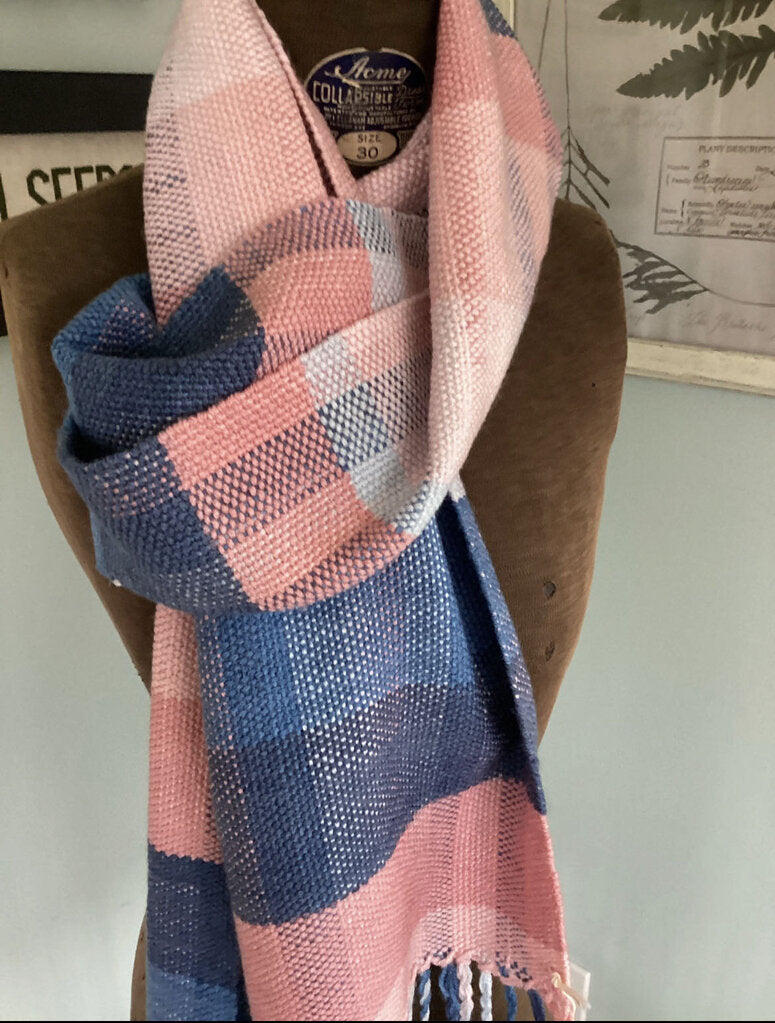 Handwoven Acrylic Scarf #120