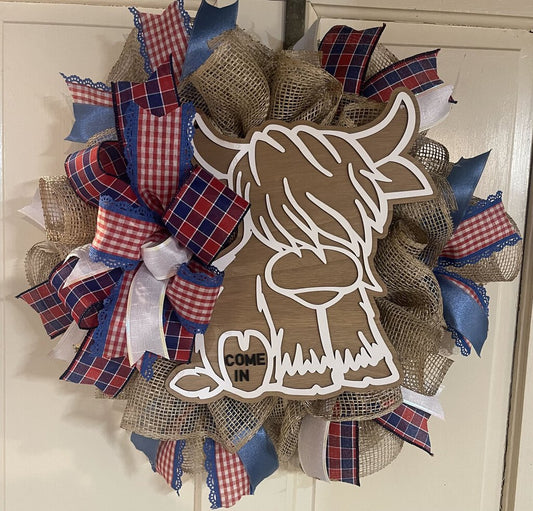 Cow Wreath