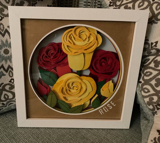 Rose Shadowbox