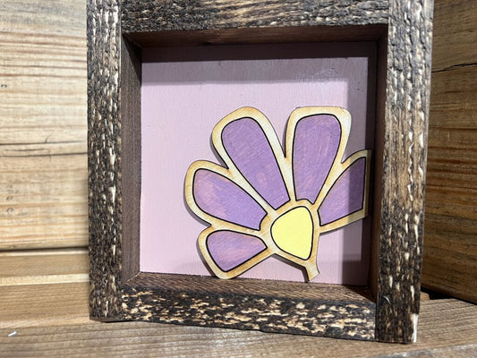 Pink plum flower mini