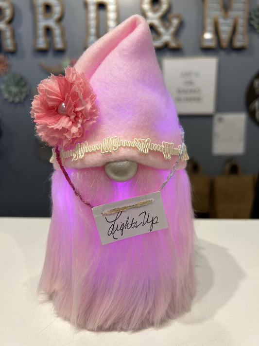 Gnome Pink Lighted