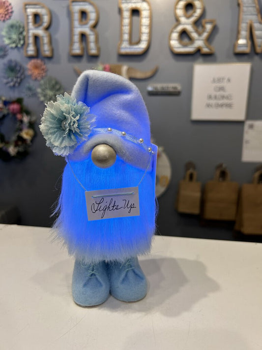 Gnome Blue Lighted