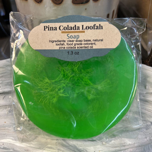 Pina Colada Loofah Soap
