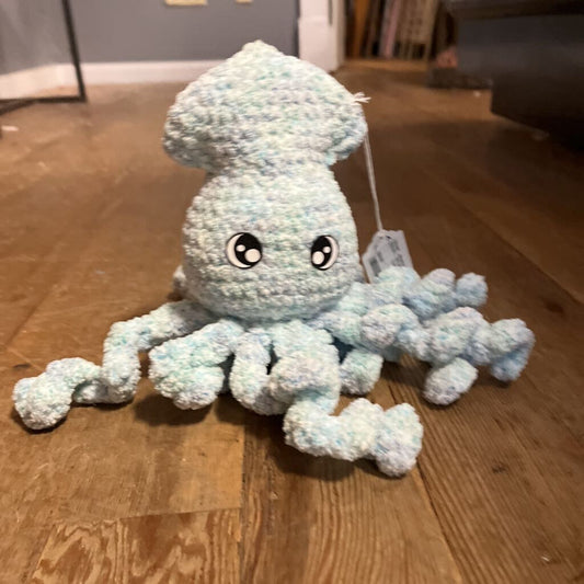 Large Crocheted Squid