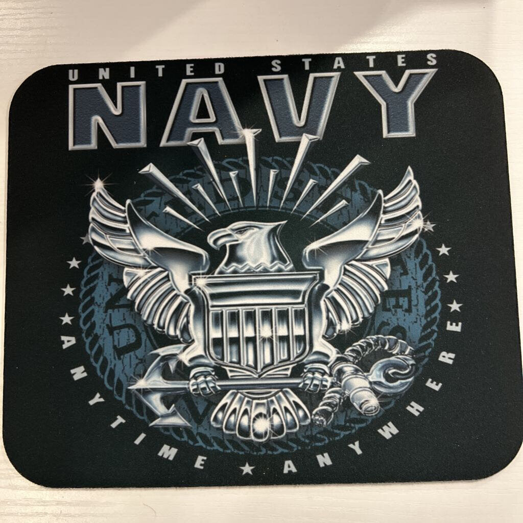 Navy Blue Mouse Pad