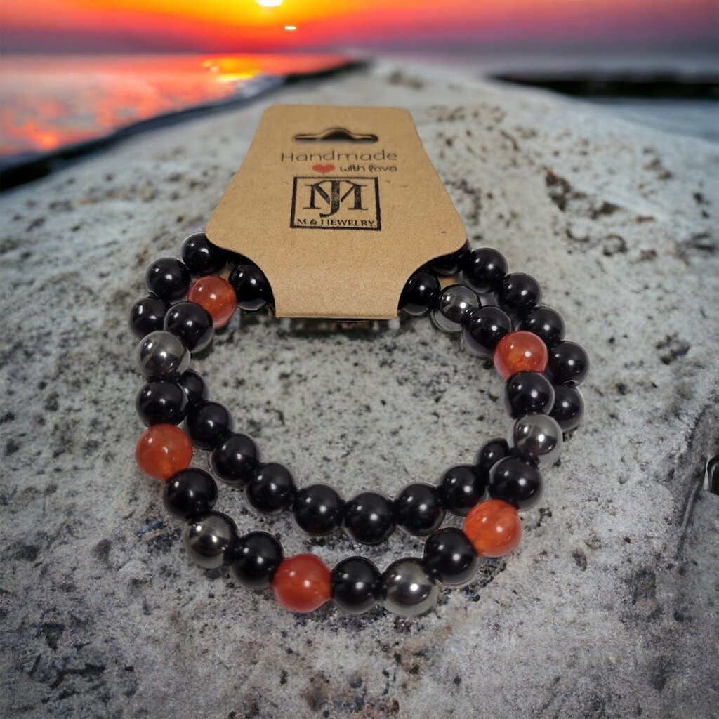 MJ Obsidian healing stone Bracelet