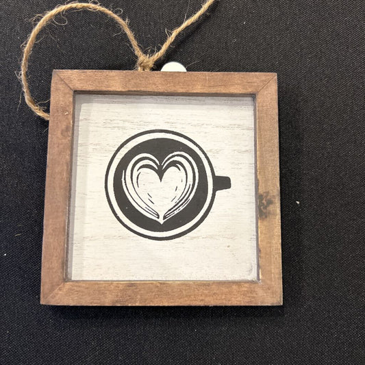 Heart Coffee Mug Shelf Sitter