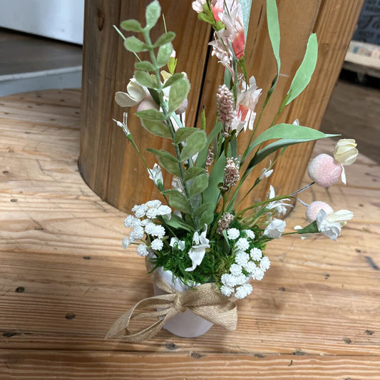 4" terra cotta cherry blossom