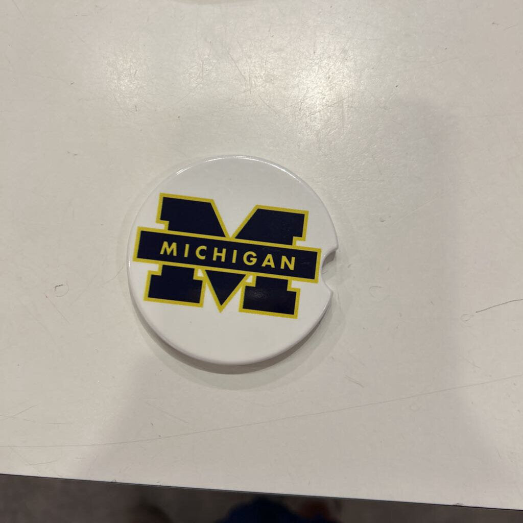 TTUN Blue M Car Coaster
