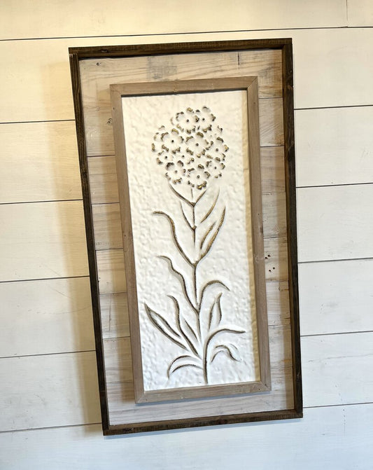 Metal Framed Flower