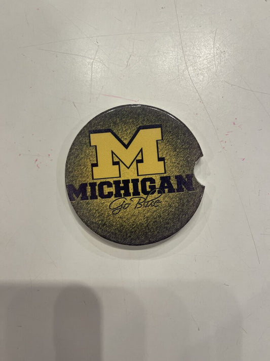 TTUN Go Blue Car Coasters