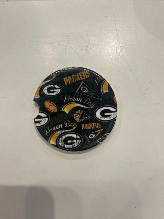 Green Bay Collage Car Coasters