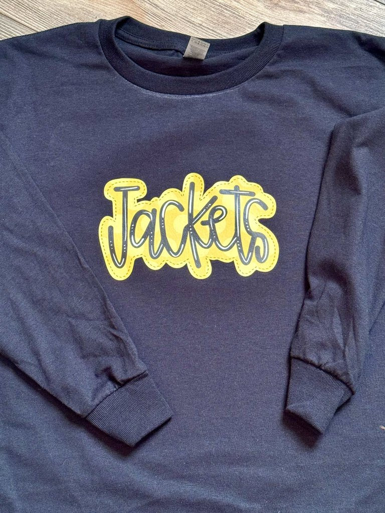 Yellow Jackets Youth TS, LS, XL