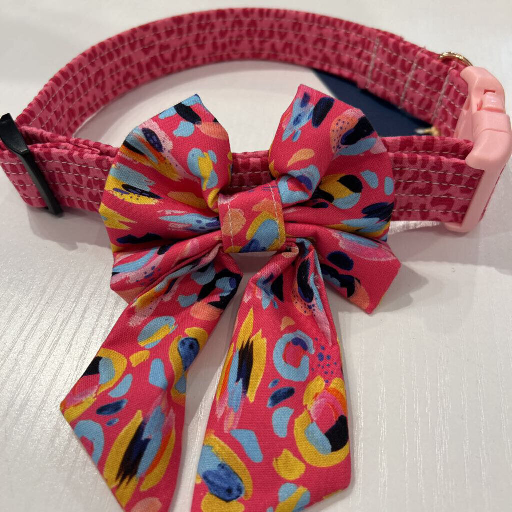 Large Dog Collar with Bow